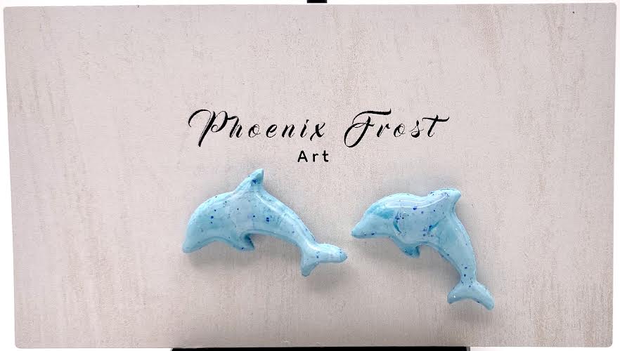 Mini Dolphin Studs – Siren's Tide Collection