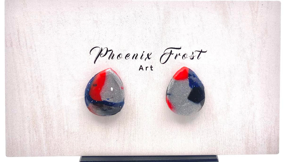 Mini Teardrop Studs - Prism & Petals Collection