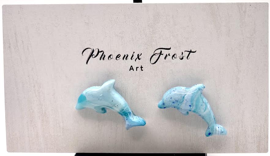 Mini Dolphin Studs - Siren's Tide Collection