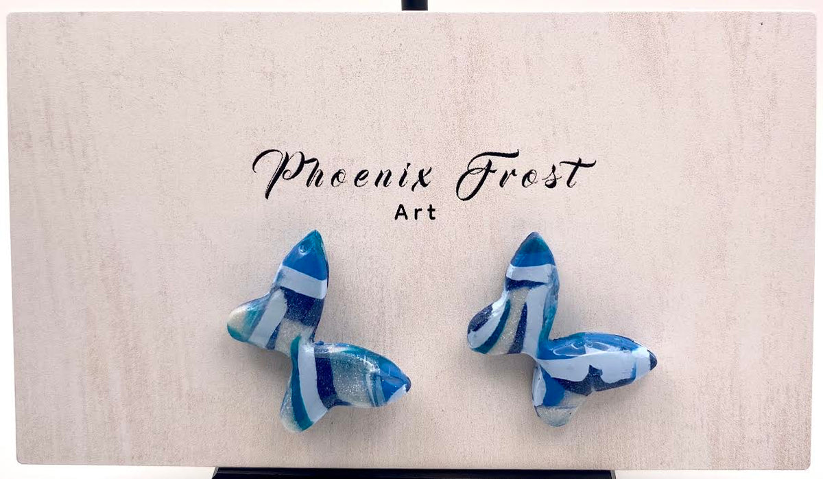 Mini Butterfly Studs - Biosphere Collection