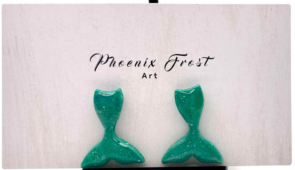 Mermaid Tail Studs - Siren's Tide  Collection