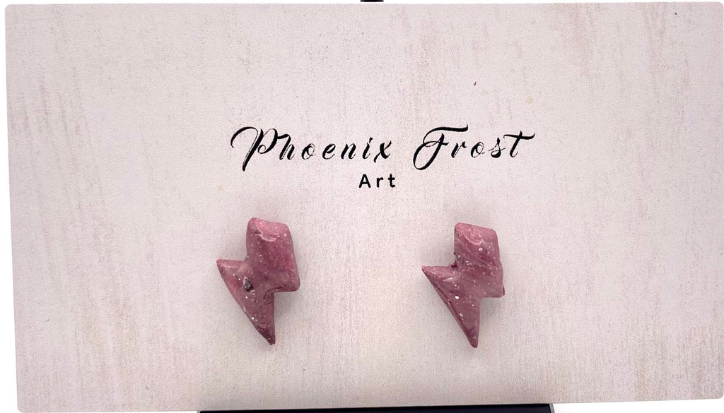 Mini Lightning Bolt Studs – Celestial Spark Collection