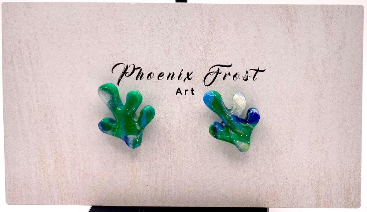 Mini Seaweed Studs - Siren's Tide Collection