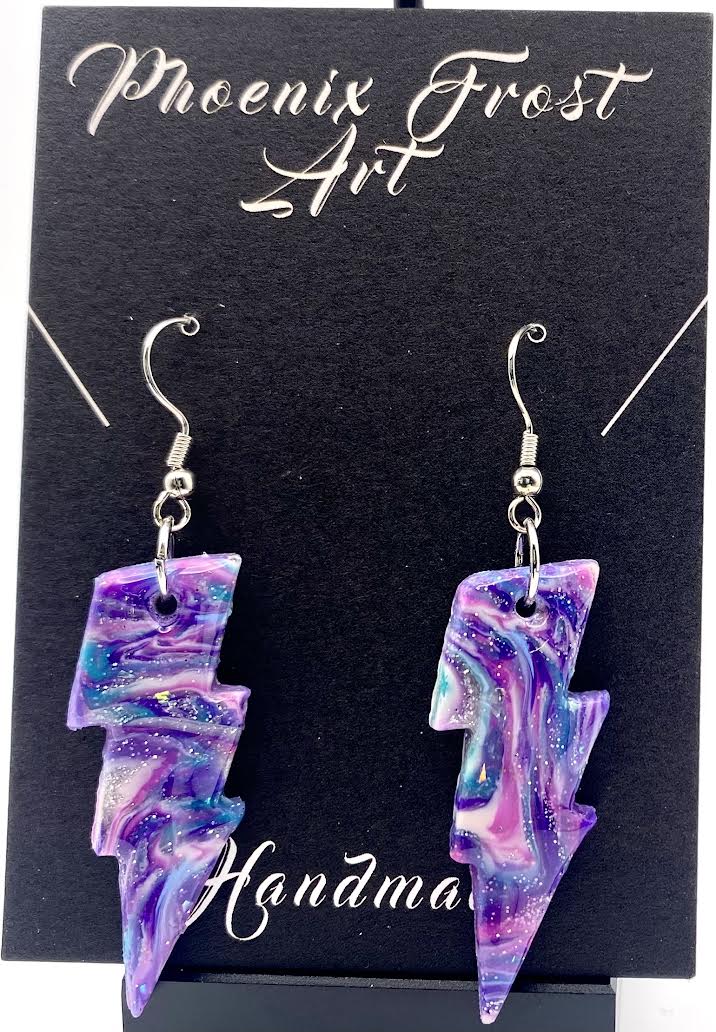 Lightning Bolt Dangles - Celestial Spark Collection