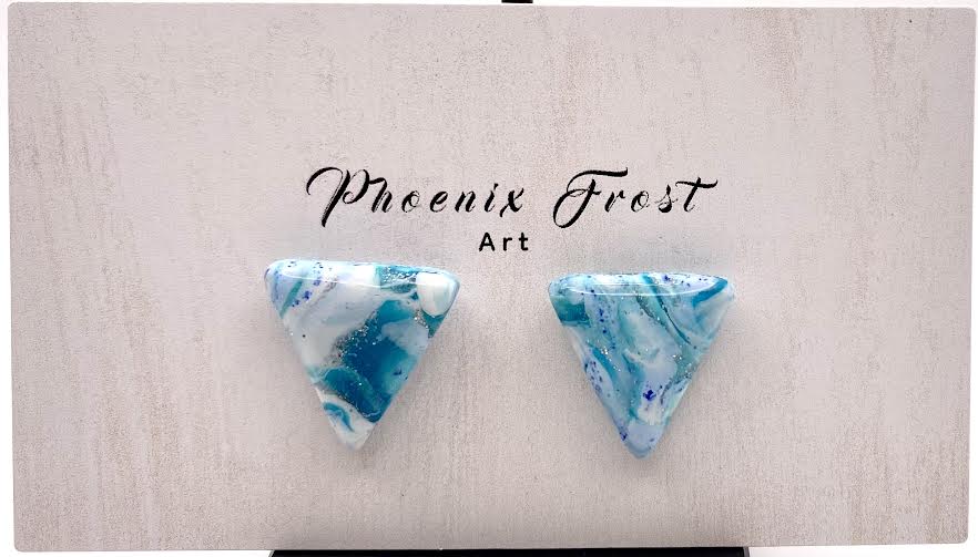 Mini Triangle Studs – Prism & Petals Collection