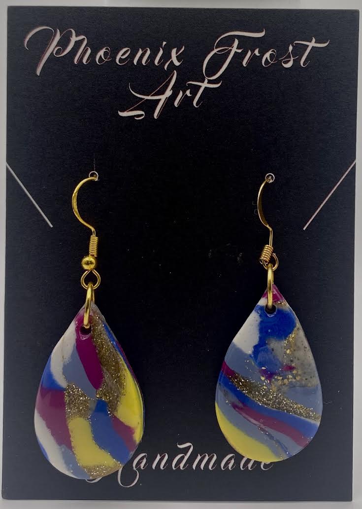 Teardrop Dangles - Prism & Petals Collection