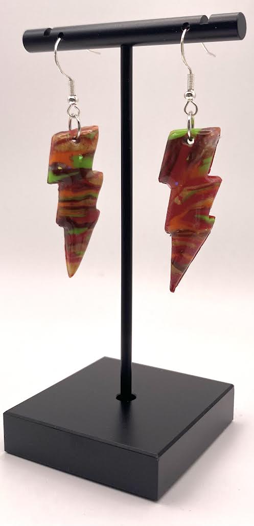 Lightning Bolt Dangles - Celestial Spark Collection