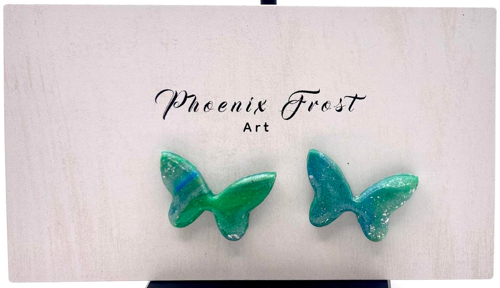 Mini Butterfly Studs - Biosphere Collection