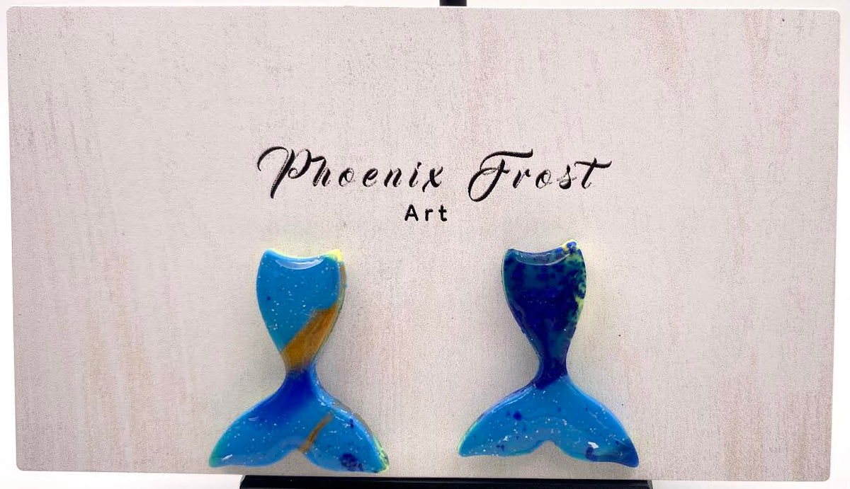 Mermaid Tail Studs - Siren's Tide Collection
