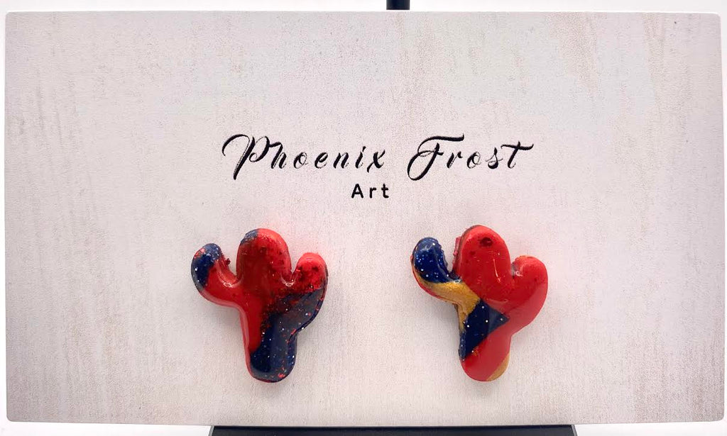 Mini Cactus Studs - Biosphere Collection