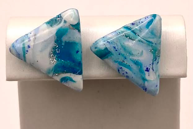 Mini Triangle Studs – Prism & Petals Collection