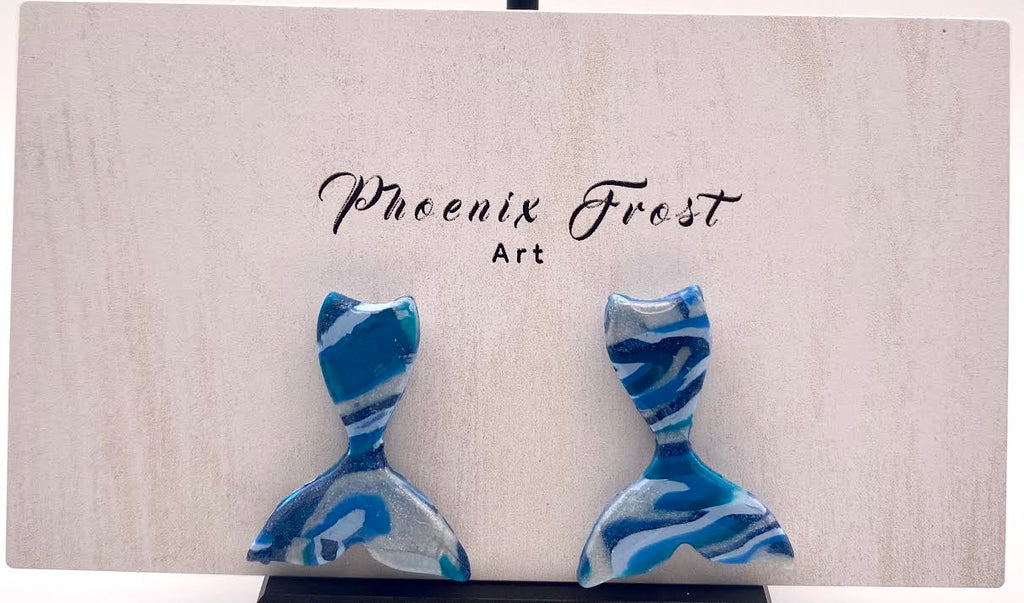 Mermaid Tail Studs - Siren's Tide Collection