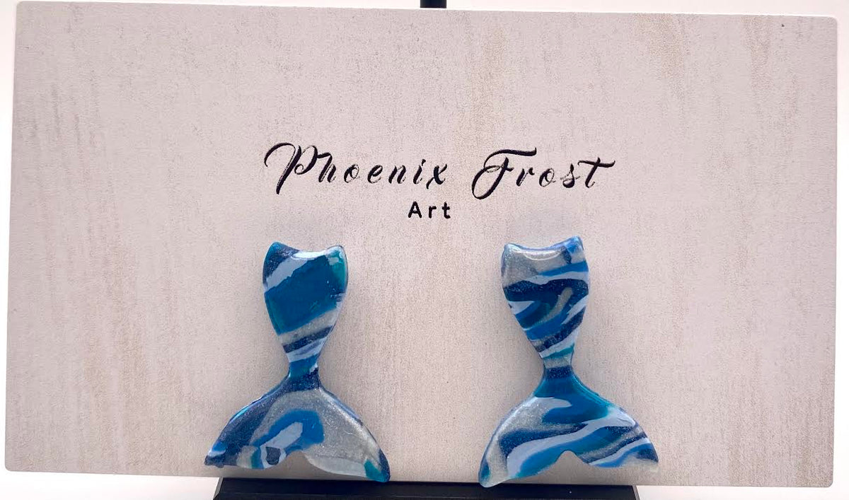Mermaid Tail Studs - Siren's Tide Collection