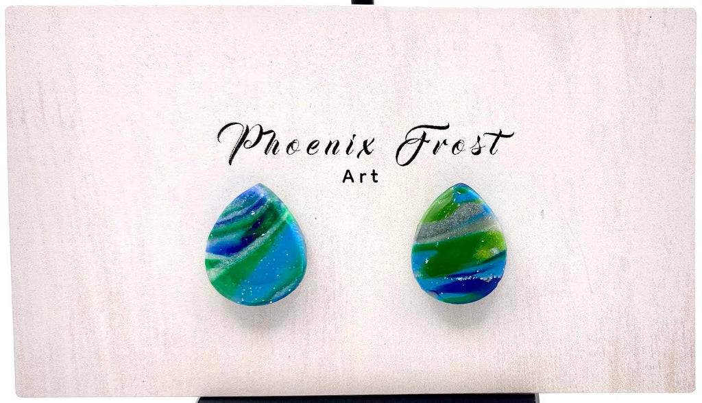 Mini Teardrop Studs - Prism & Petals Collection