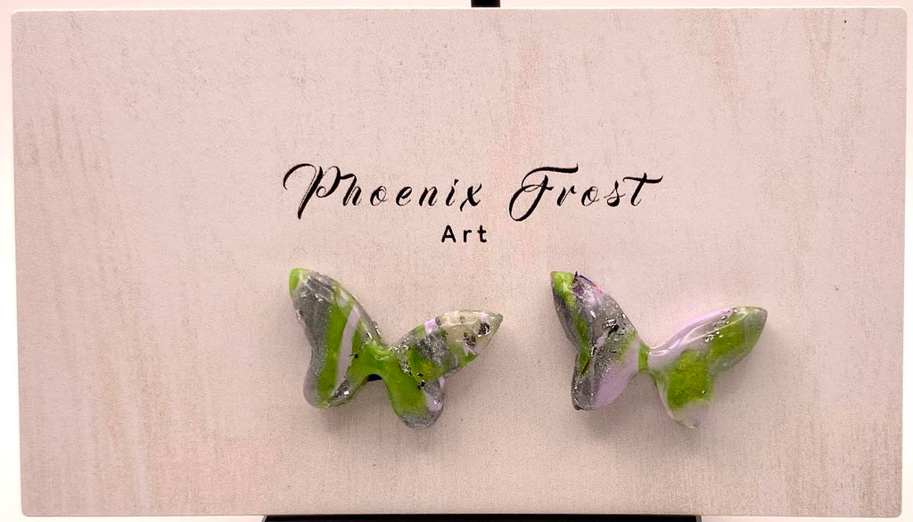 Mini Butterfly Studs - Biosphere Collection
