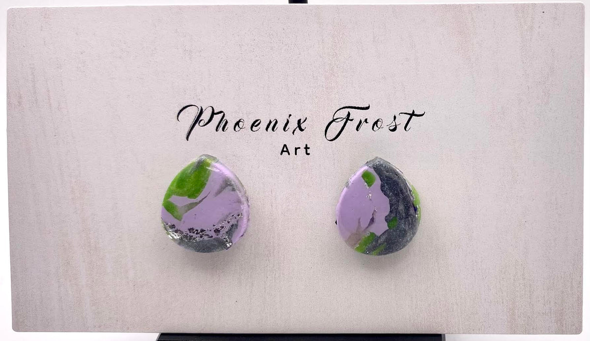 Mini Teardrop Studs - Prism & Petals Collection