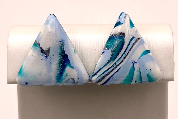 Mini Triangle Studs – Prism & Petals Collection