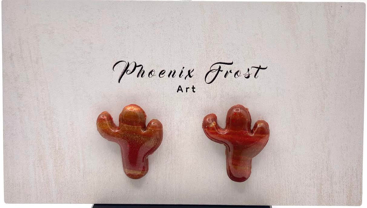 Mini Cactus Studs - Biosphere Collection