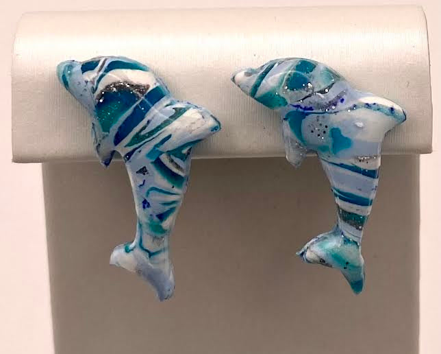 Mini Dolphin Studs – Siren's Tide Collection