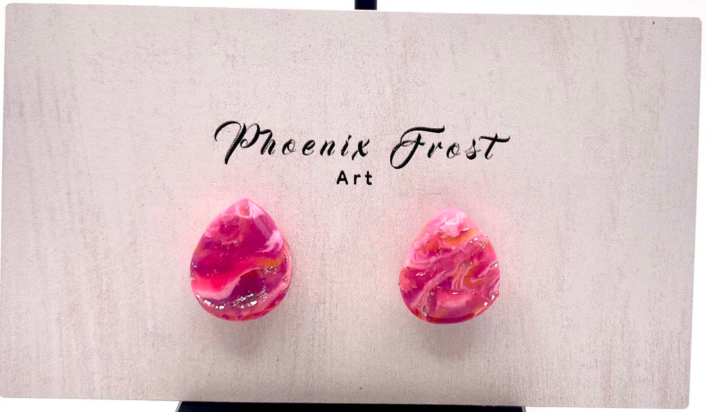 Mini Teardrop Studs - Prism & Petals Collection