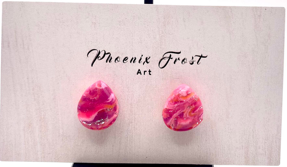 Mini Teardrop Studs - Prism & Petals Collection