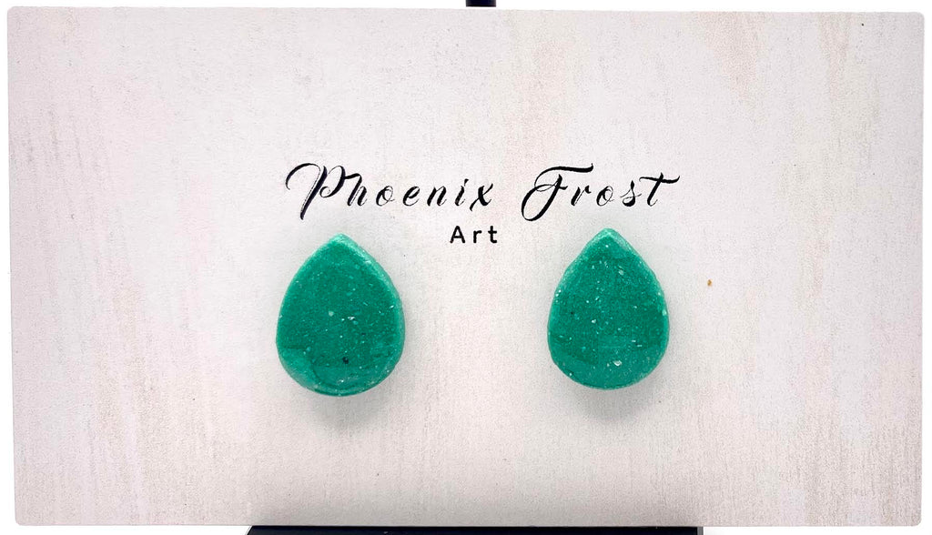 Mini Teardrop Studs - Prism & Petals Collection