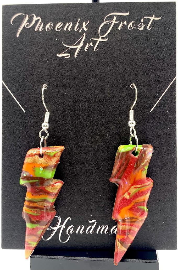 Lightning Bolt Dangles - Celestial Spark Collection