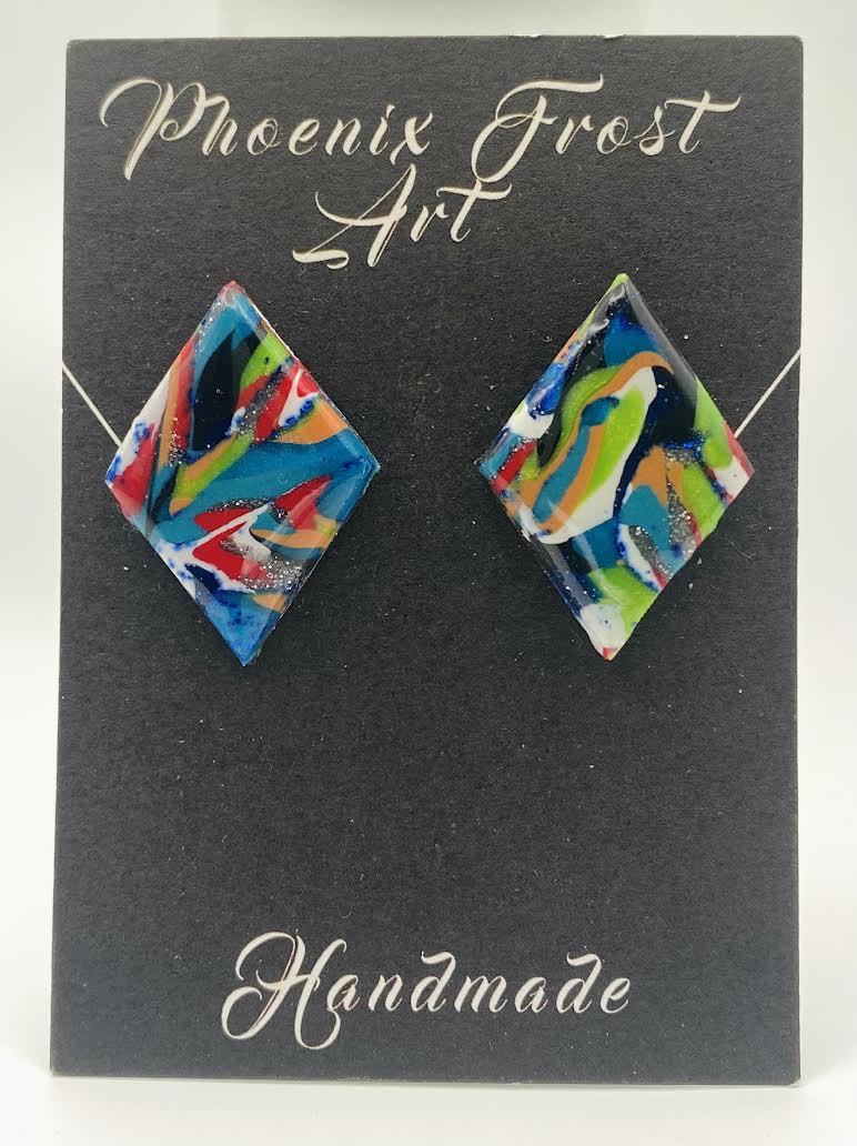 Large Diamond Studs - Symmetry & Sparkle Collection