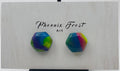 Mini Hexagon Studs - Hex & Hoof Collection