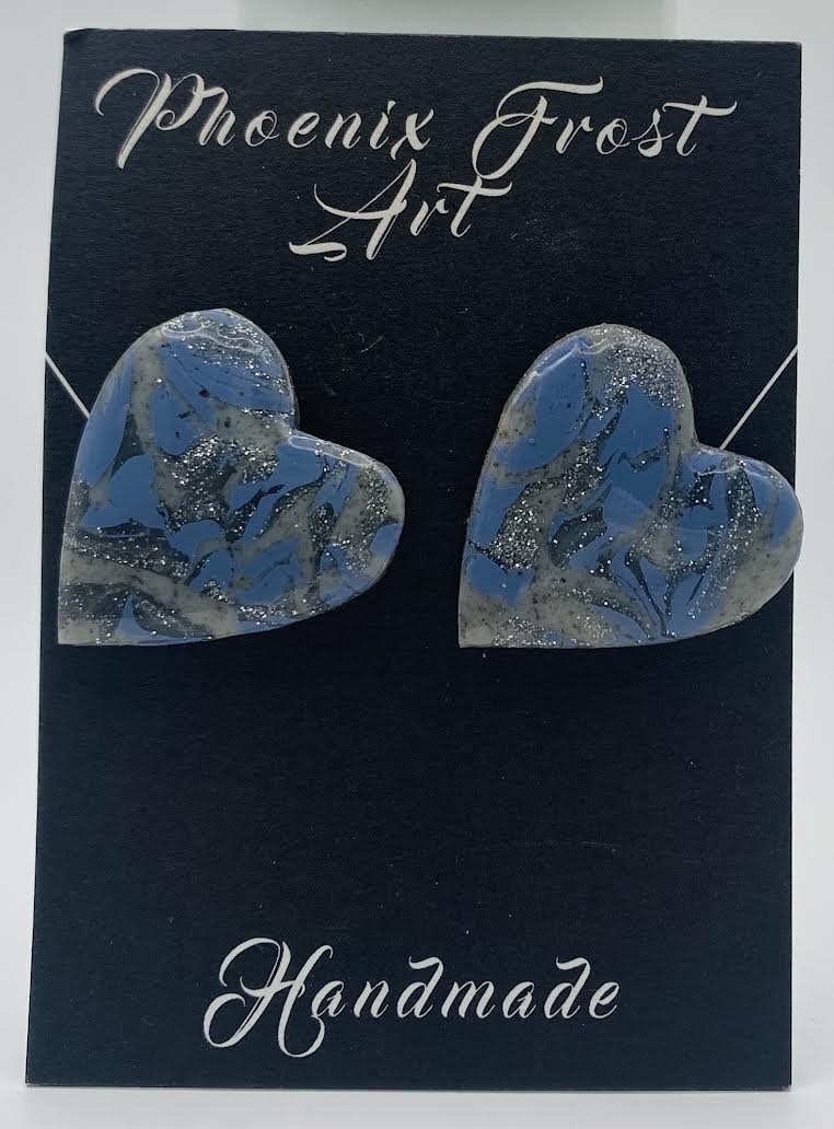 Large Heart Studs - Hearts Collection