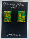 Large Rectangle Studs - Symmetry & Sparkle Collection