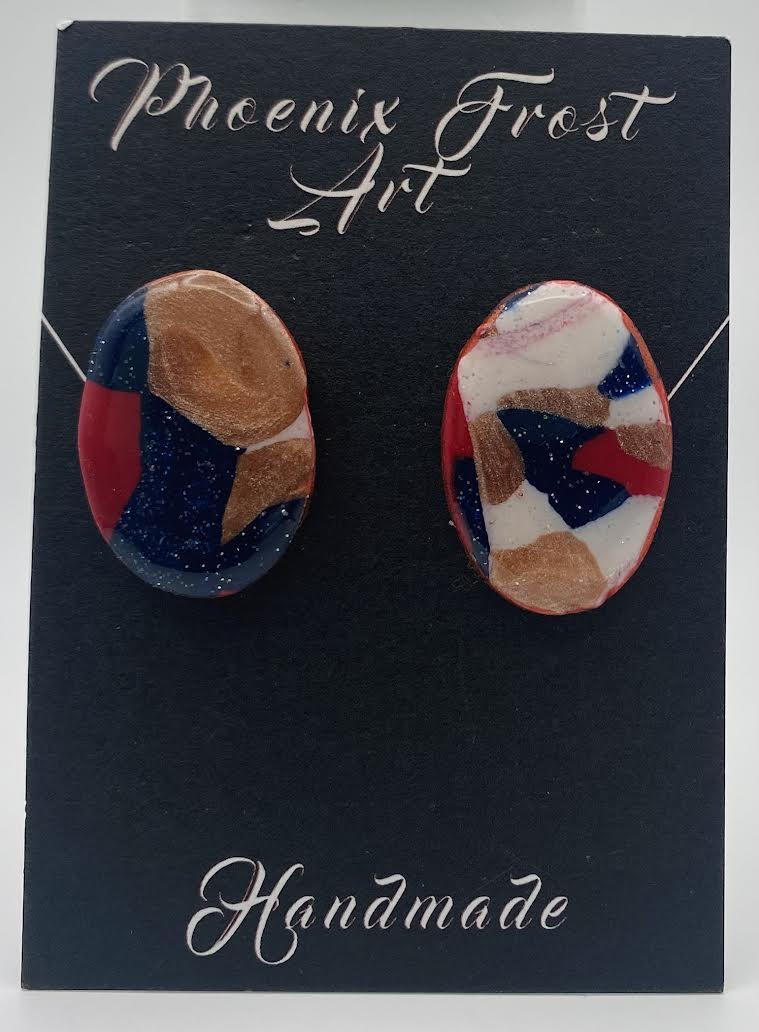Large Oval Studs - Ode to O's Collection