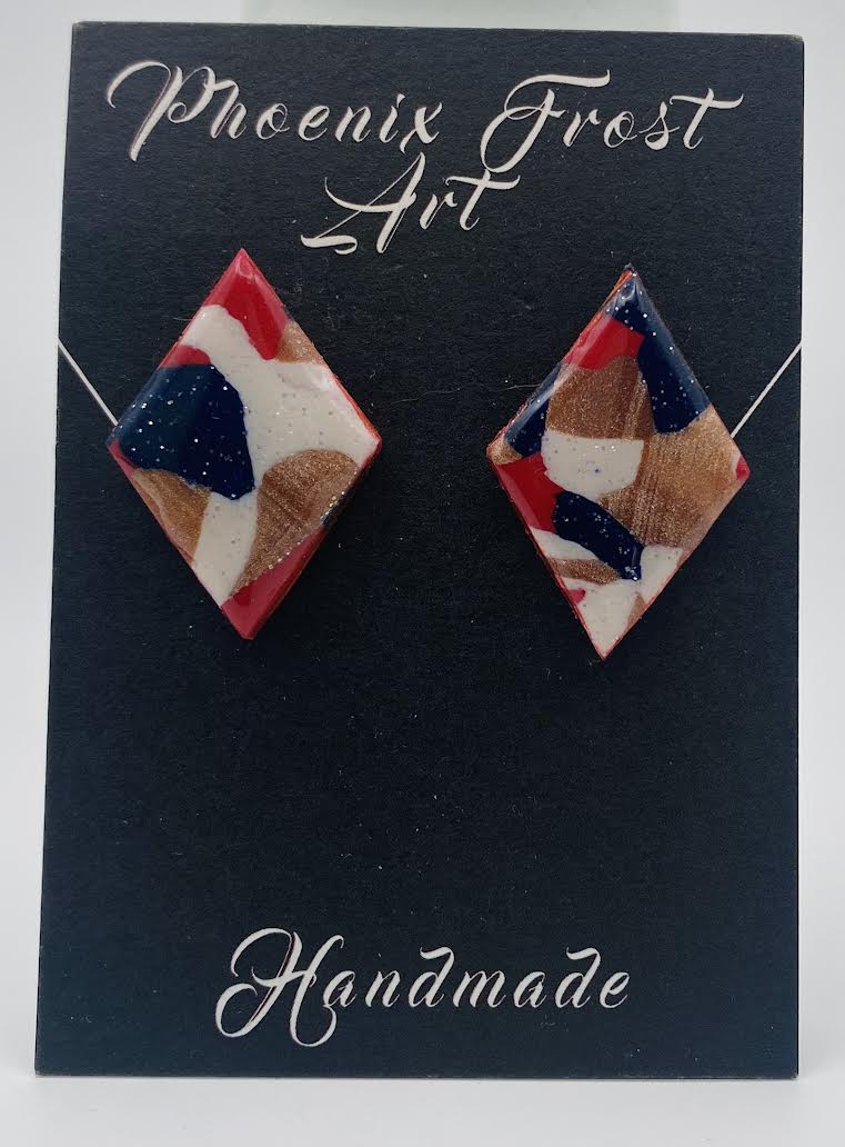 Large Diamond Studs - Symmetry & Sparkle Collection