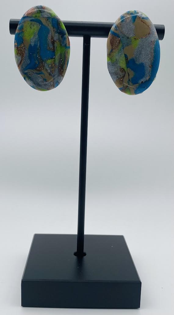 Large Oval Studs - Ode to O's Collection