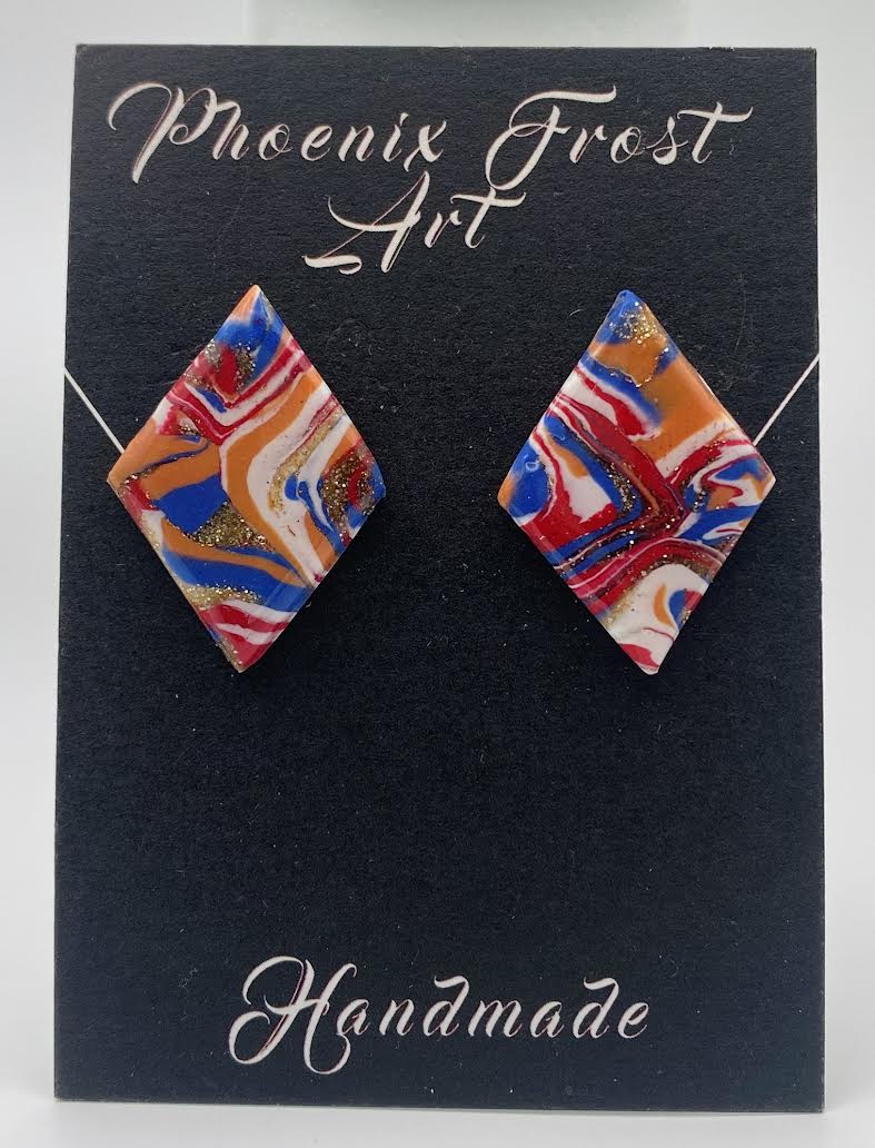 Large Diamond Studs - Symmetry & Sparkle Collection