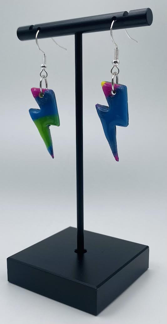 Lightning Bolt Dangles - Celestial Spark Collection