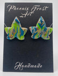 Large Leaf Studs - Biosphere Collection