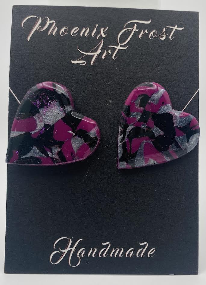 Large Heart Studs - Hearts Collection
