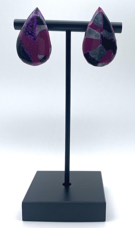 Large Teardrop Studs - Prism & Petals Collection