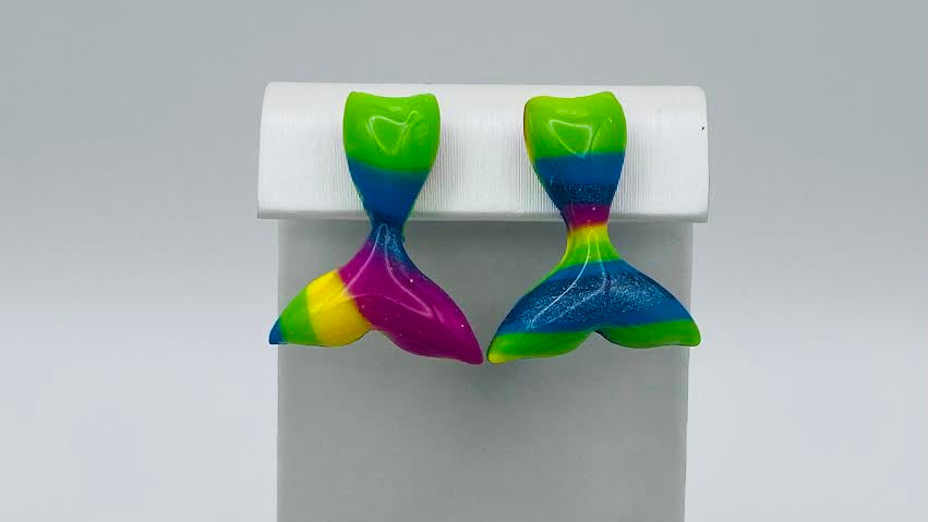 Mermaid Tail Studs - Siren's Tide Collection